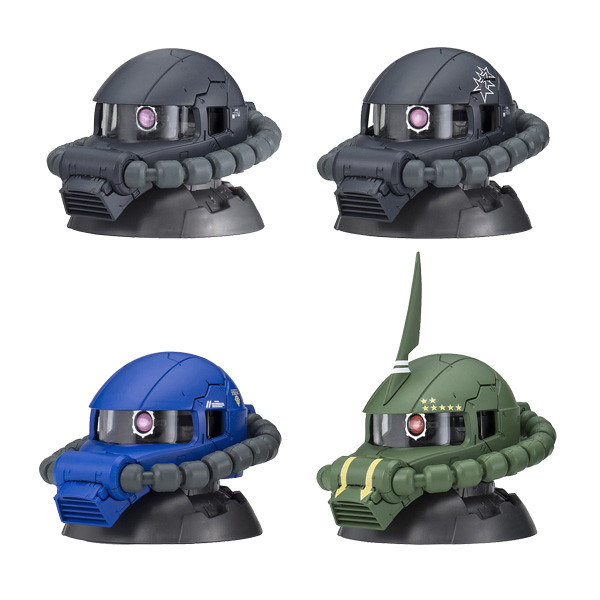 吉翁軍王牌機體再臨！《機動戰士鋼彈》EXCEED MODEL ZAKU HEAD 4 薩克頭像 第四彈