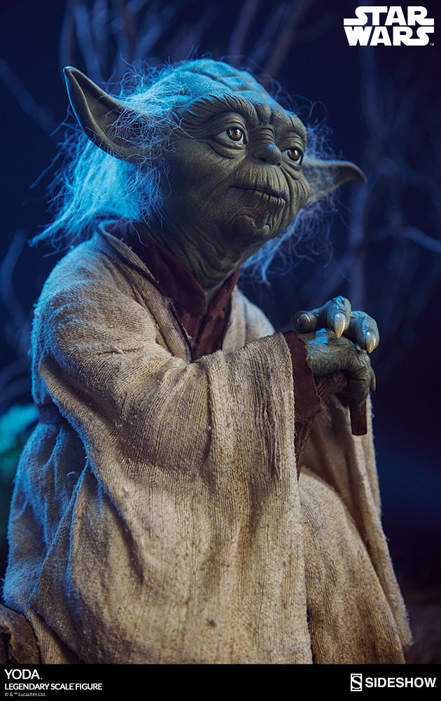 大師，請教導我有關絕地武士的一切吧～！Sideshow Collectibles 傳奇系列《星際大戰》尤達 Yoda Legendary Scale 1/2 比例全身雕像作品