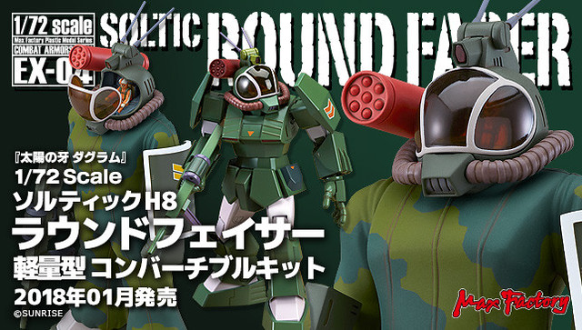 COMBAT ARMORS MAX《太陽之牙》「ROUNDFACER 輕量型」 可選式