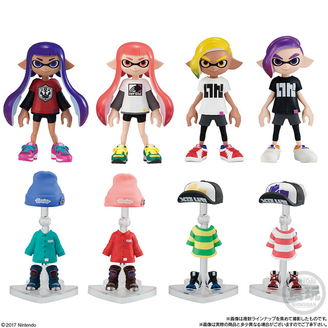 《漆彈大作戰2》變裝玩偶系列 「第二彈」好評登場！スプラトゥーン2 きせかえギアコレクション2