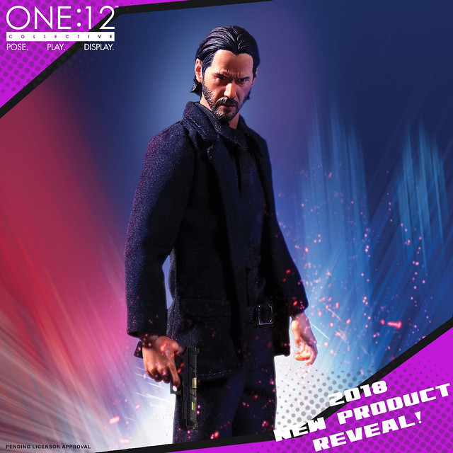 「殺神」也要人偶化啦～！MEZCO ONE：12 COLLECTIVE 系列《捍衛任務》約翰·維克 John Wick 1/12 比例人偶作品 情報公開！！