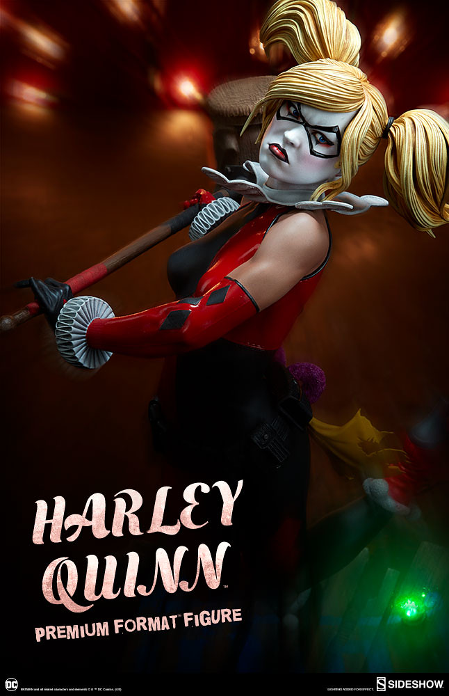 蝙蝠俠驚嚇盒也太酷了吧～！ Sideshow Collectibles Premium Format Figure 系列 DC Comics【哈莉·奎茵】Harley Quinn 1/4 比例全身雕像作品