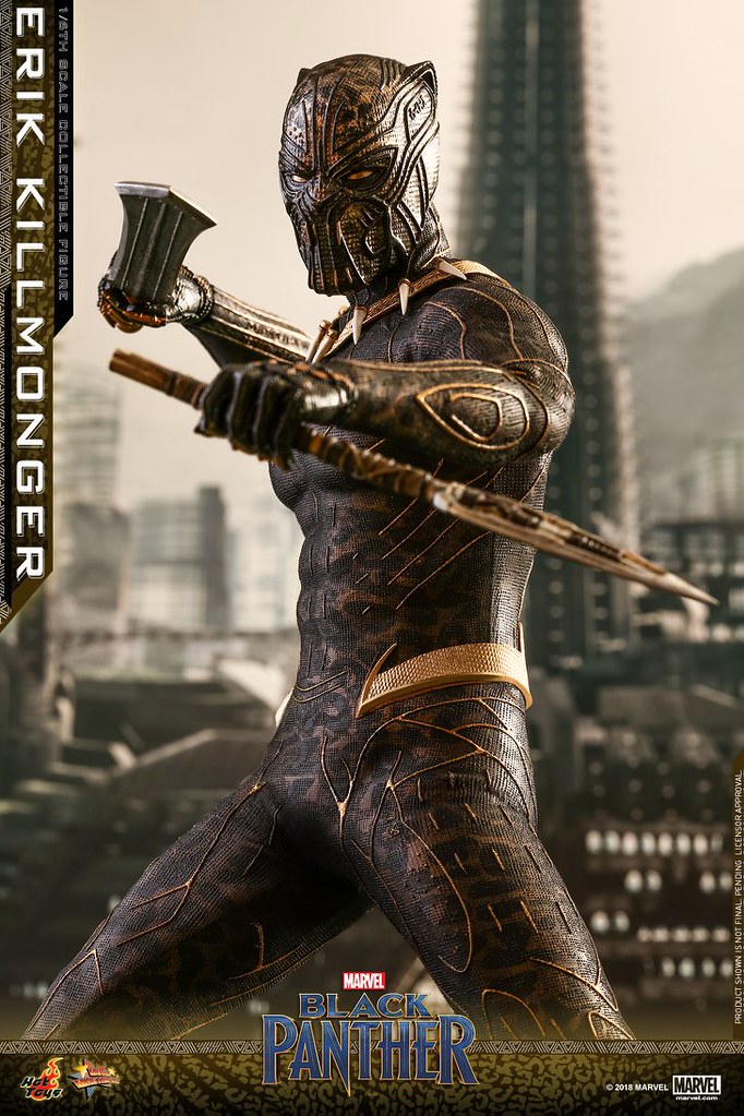 這套戰衣實在太華麗啦～～ Hot Toys – MMS471 –《黑豹》艾瑞克·齊爾蒙格 Erik Killmonger 1/6 比例人偶作品