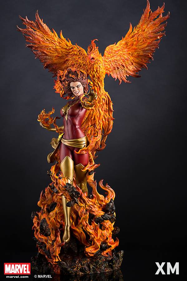 絕對燃起心中的收藏魂～！！ XM Studios Premium Collectibles 系列 Marvel Comics【黑暗鳳凰】Dark Phoenix 1/4 比例全身雕像作品