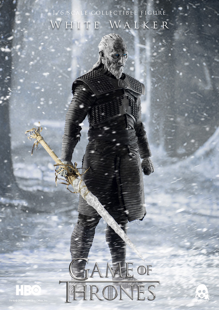 這皮膚細節實在太驚人啦 Threezero 冰與火之歌 權力遊戲 異鬼game Of Thrones White Walker 1 6 比例可動人偶作品普通版 豪華版 玩具人toy