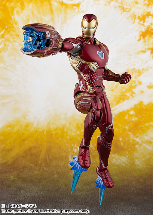 新型鋼鐵裝帥氣登場，脈衝砲太強啦～！ S.H.Figuarts《復仇者聯盟3：無限之戰》鋼鐵人馬克50 アイアンマン マーク50（アベンジャーズ／インフィニティ・ウォー）