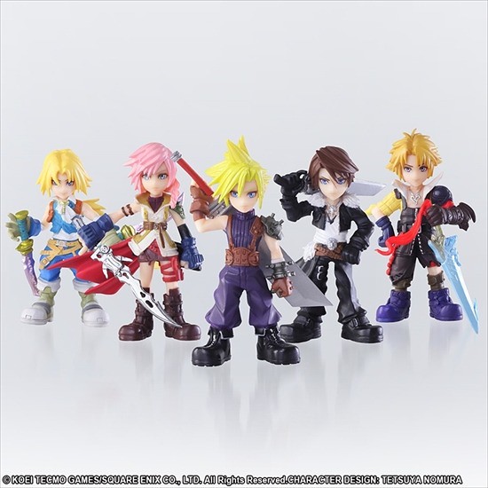 《Dissidia Final Fantsy Opera Omnia》TRADING ARTS（トレーディングアーツ） 克勞德 / 史克爾 / 吉坦 / 提達 / 雷光 盒玩