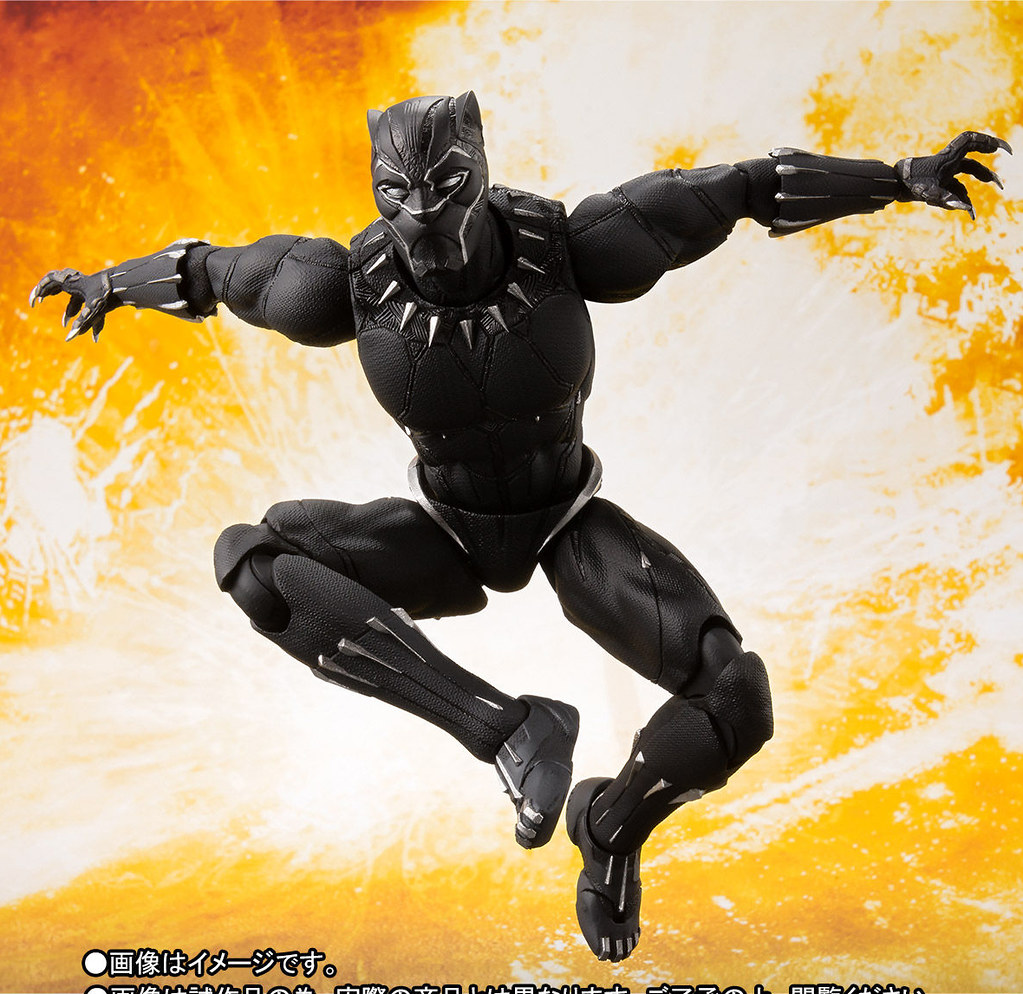 瓦干達的漆黑帝王霸氣參戰！！ S.H.Figuarts《復仇者聯盟3：無限之戰》黑豹 ブラックパンサー（アベンジャーズ／インフィニティ・ウォー）