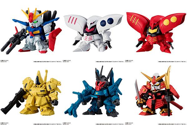 《機動戰士鋼彈》轉蛋戰士f 最新作「第六彈」盒裝版本！機動戦士ガンダム ガシャポン戦士フォルテ06