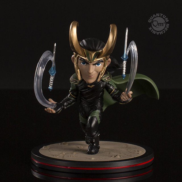 壞壞惹人愛～～ Quantum Mechanix Q-Fig 系列《雷神索爾3：諸神黃昏》洛基 Loki – Thor: Ragnarok Q-Fig Diorama
