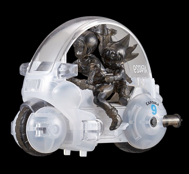 MECHA COLLECTION 《七龍珠》第一卷 布馬的9號膠囊機車「週刊少年JUMP展Vol.2 會場限定版本」！1巻 ブルマのカプセルNo.9バイク［クリアカラー］