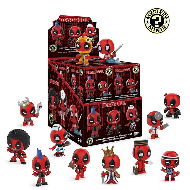 超多奇趣造型令人眼花撩亂～ Funko Mystery Minis 系列【死侍】Deadpool 好想全部抽回家啊！！