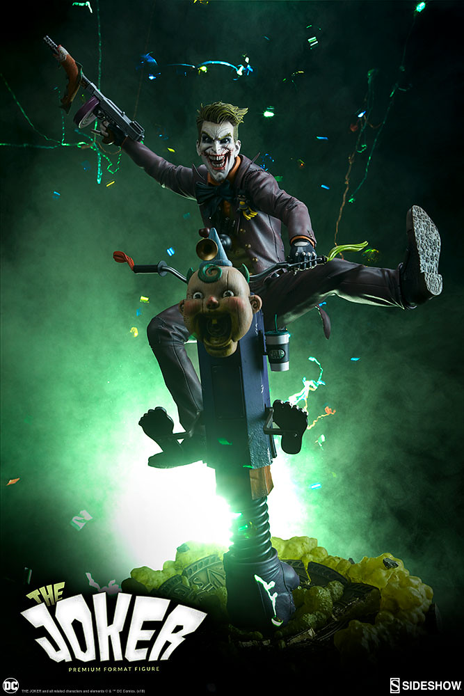 眾多極具巧思的設計使人大呼過癮～！ Sideshow Collectibles Premium Format Figure 系列 DC Comics【小丑】The Joker 1/4 比例全身雕像作品