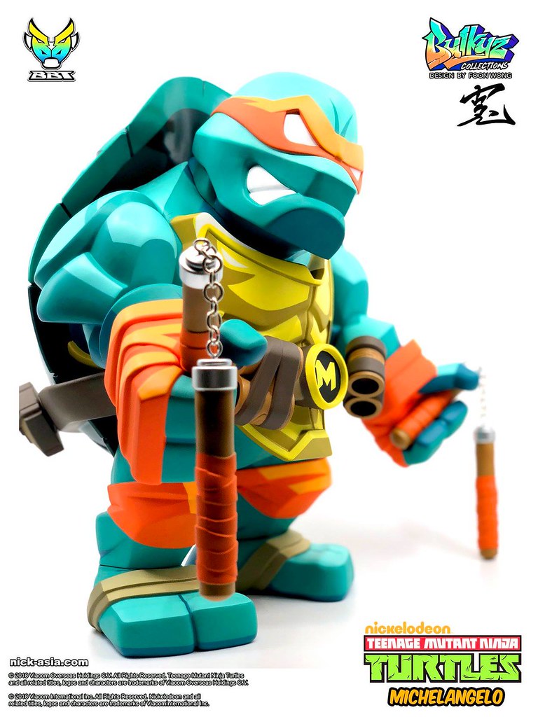 神龜四兄弟中的開心果！！ BigBoyToys Bulkyz Collection 系列《忍者龜》米開朗基羅 Michelangelo 豪華版