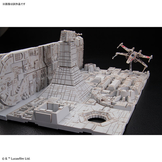 《星際大戰》「死星攻略場景」 1/144比例尺寸 組裝模型！スター・ウォーズ デス・スター攻略セット プラモデル
