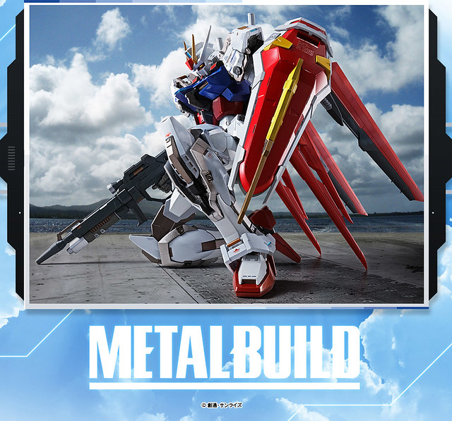 【更新商品資訊】METAL BUILD《機動戰士鋼彈SEED》GAT-X105+AQM/E-X01 翔翼型攻擊鋼彈（メタルビルド エールストライクガンダム）08月發售！