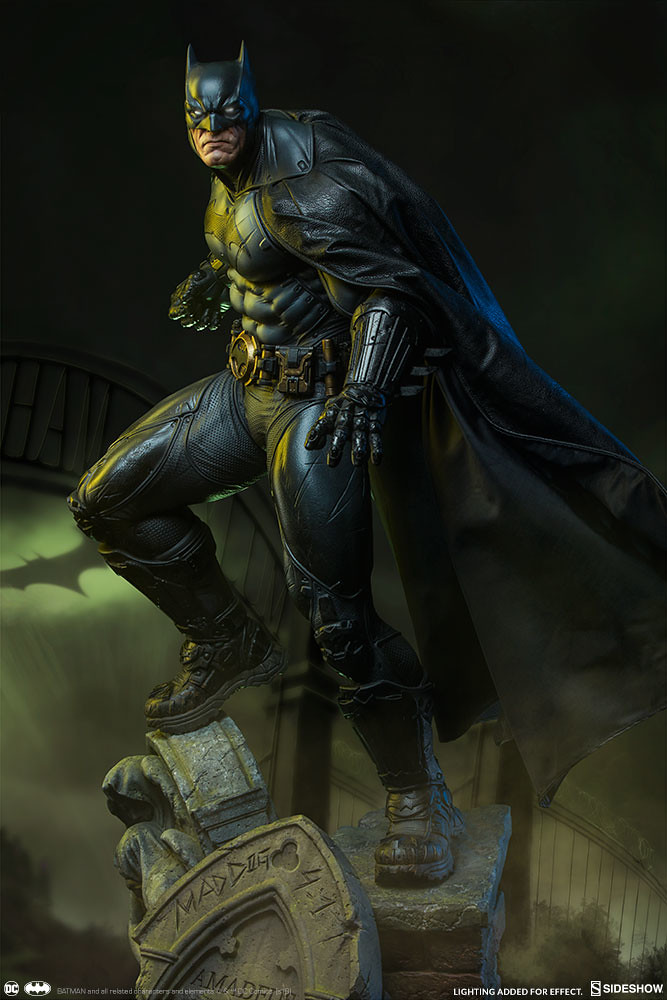 威壓魄力再升級，高譚的壞蛋小心啦～！ Sideshow Collectibles Premium Format Figure 系列 DC Comics【蝙蝠俠】Batman 1/4 比例全身雕像作品