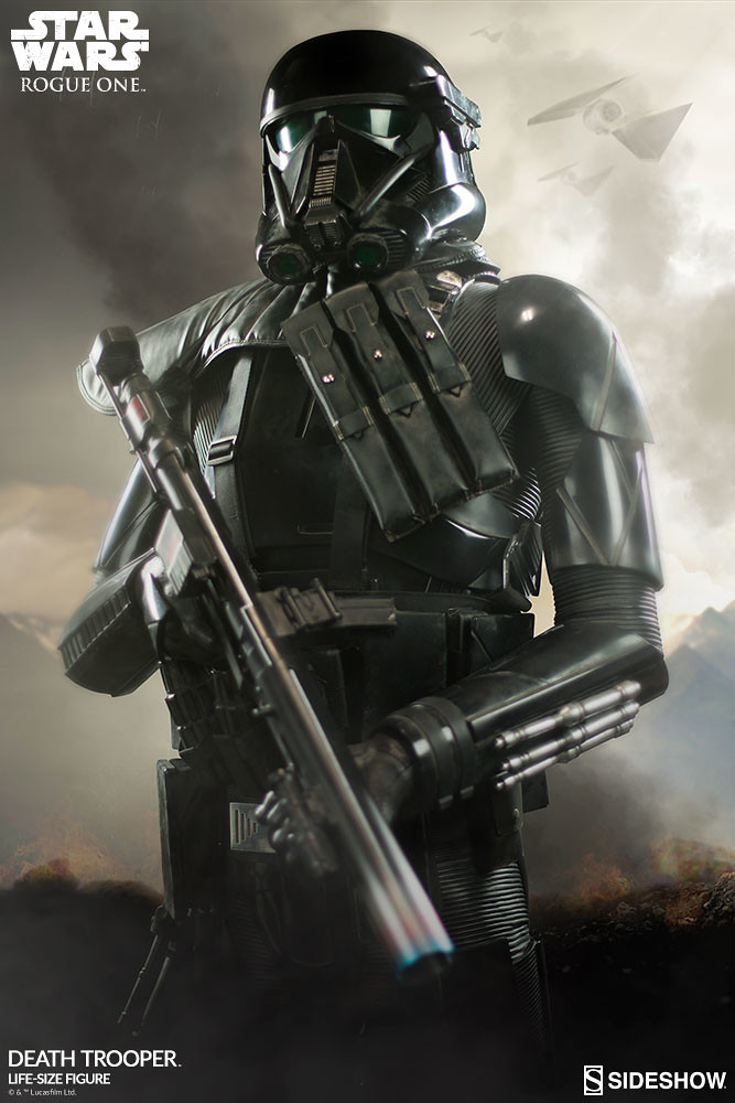 Sideshow Collectibles《星際大戰外傳：俠盜一號》帝國死亡兵 Death Trooper 1：1 比例全身雕像作品