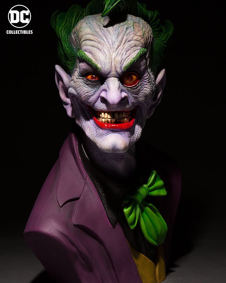 極致的製作水準完美襯托出無止盡的瘋狂！！ DC Collectibles DC Gallery 系列【小丑by Rick Baker】The Joker by Rick Baker 1：1 比例胸像作品 標準版 / 終極版