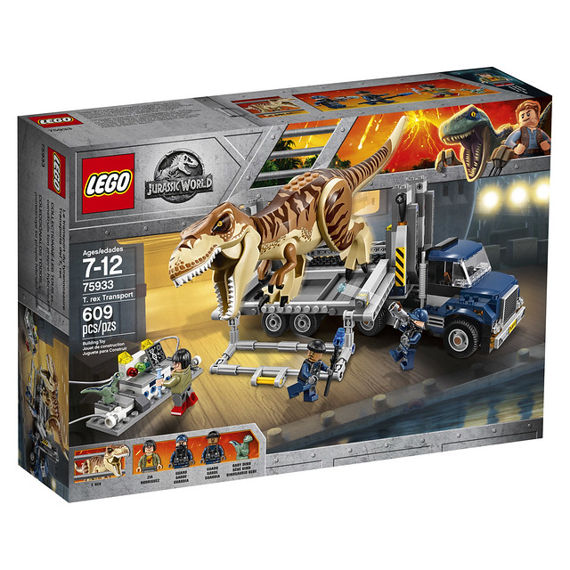 恐龍真的抓不完欸～～ LEGO 75933《侏羅紀世界：殞落國度》霸王龍運輸 T-Rex Transport
