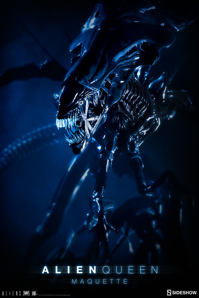令人嚇破膽的恐怖場景完全再現！！ Sideshow Collectibles《異形2》異形女王 Alien Queen Maquette 全身雕像作品