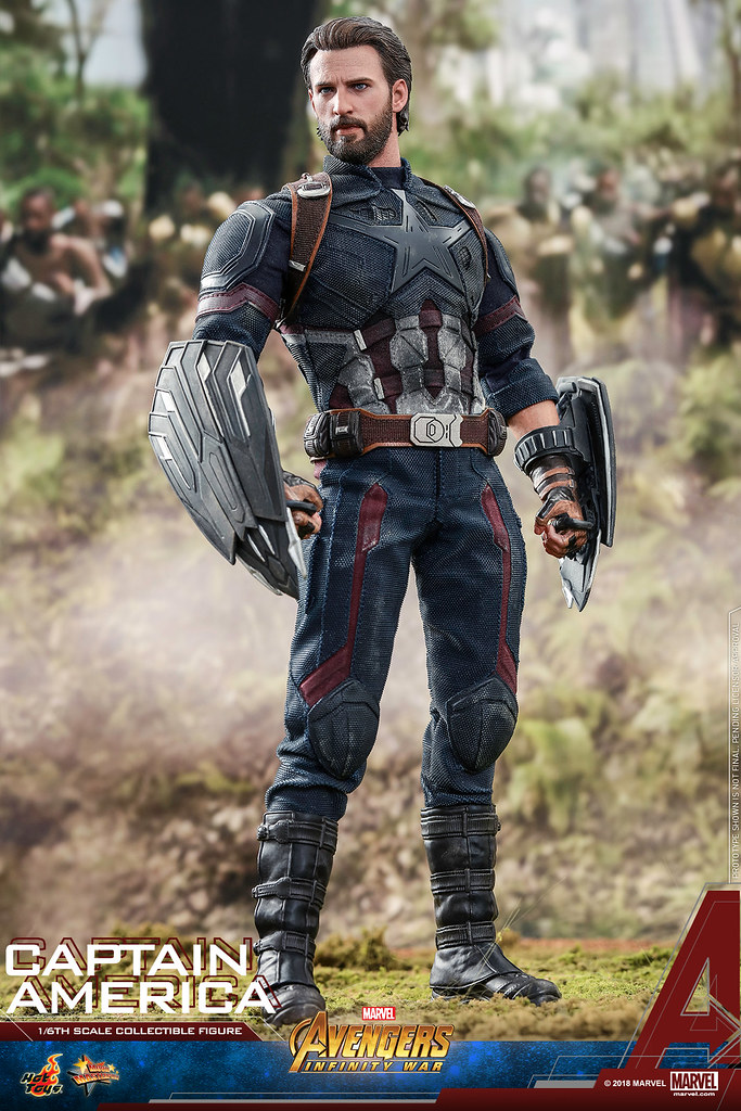 【神秘武器公開！】Hot Toys - MMS480 - 《復仇者聯盟：無限之戰》1/6 比例 美國隊長 Avengers: Infinity War Captain America