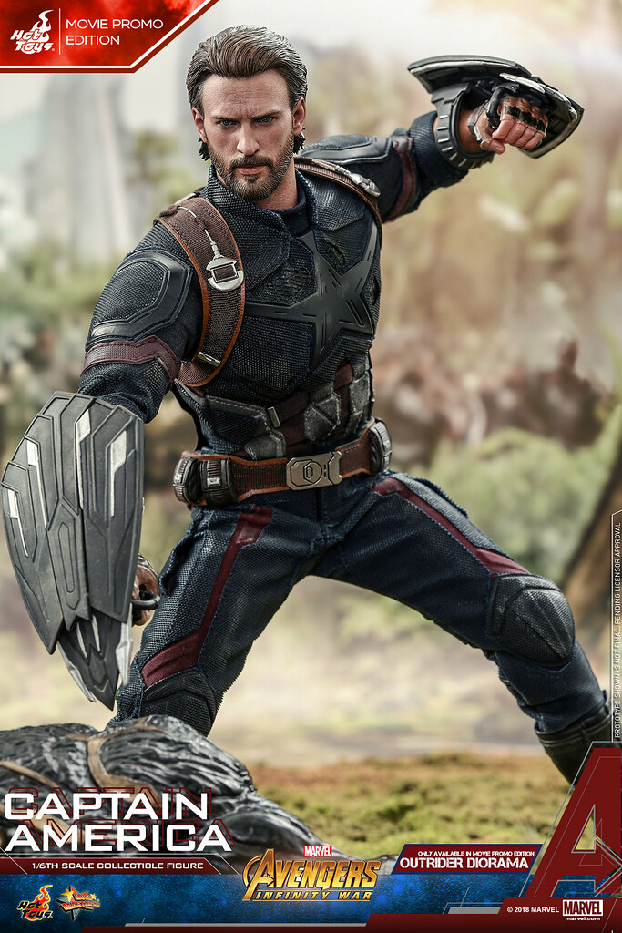 【神秘武器、限定武器公開！】Hot Toys - MMS481 - 《復仇者聯盟：無限之戰》1/6 比例 美國隊長(電影宣傳版) Avengers: Infinity War Captain America(Movie Promo Edition)