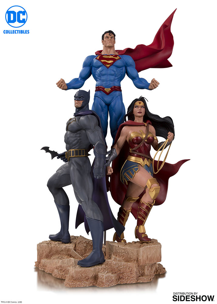 三巨頭齊聚一堂！！ DC Collectibles DC 設計師系列【三位一體by Jason Fabok】DC Designer Series Trinity Statue (Jason Fabok)