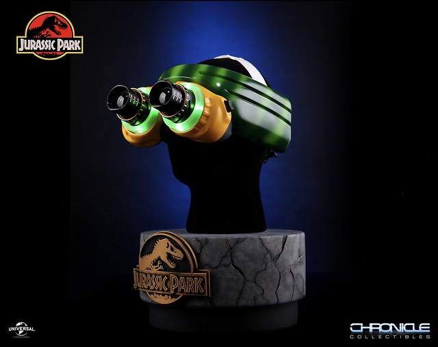 好想無時無刻都戴著它！！ Chronicle Collectibles《侏羅紀公園》侏羅紀公園夜視鏡 Jurassic Park Goggles 1：1 比例道具複製品