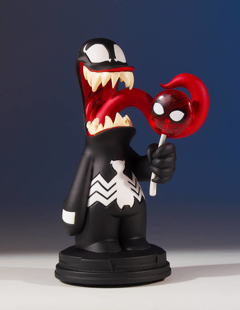 蜘蛛人臉的棒棒糖吃起來會很彼得嗎？！Gentle Giant Marvel Comics【猛毒】Venom Animated Statue