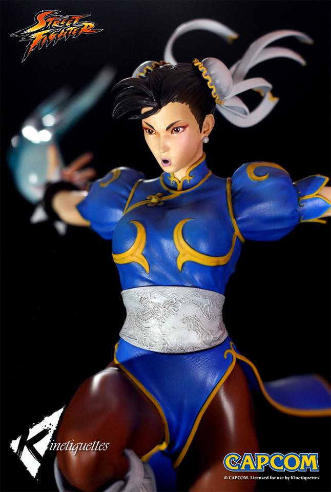 Kinetiquettes Femme Fatales 系列 快打旋風【春麗】Chun Li 1/6 比例全身雕像作品