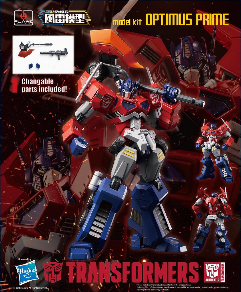 Flame Toys Fural Model 系列 變形金剛【柯博文(攻擊模式)】Optimus Prime (Attack Mode) Model Kit 組裝模型
