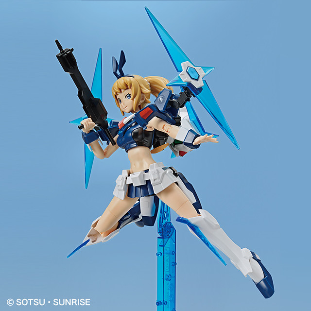 帶來勝利的虹彩戰士！HGBF 1/144《鋼彈創鬥者 對戰風雲錄》致勝文奈[鋼彈基地配色]  ういにんぐふみな[ガンダムベースカラー]【鋼彈基地限定】