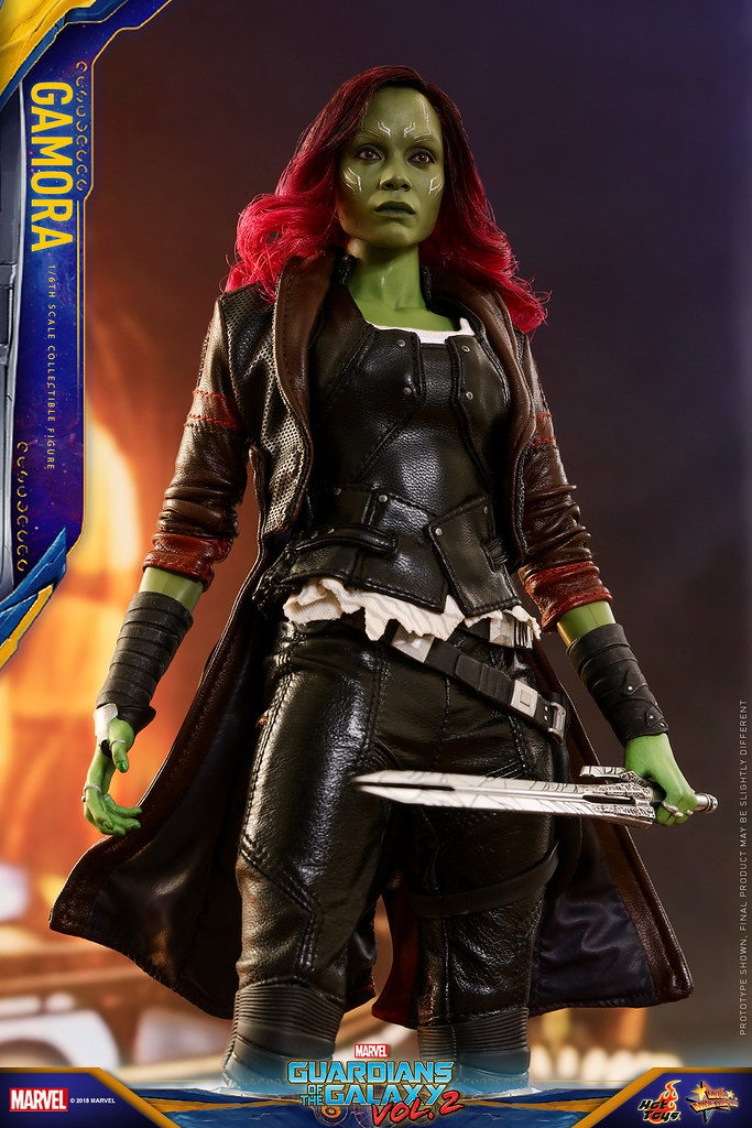 宇宙最危險的女人駕到！！ Hot Toys – MMS483 –《星際異攻隊2》葛摩菈 Gamora 1/6 比例人偶作品