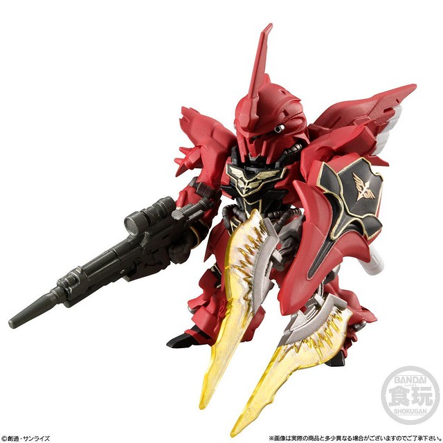 豪華武裝大禮包！FW GUNDAM CONVERGE EX23《機動戰士鋼彈UC》MSN-06S 新安州（シナンジュ） FULL WEAPON SET