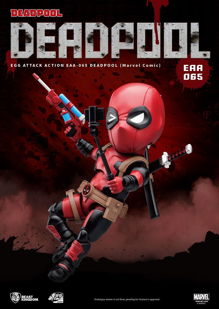 耍帥賣萌樣樣都精通！！ 野獸國 Egg Attack Action 系列【死侍(漫畫版)】Deadpool(Marvel Comic) EAA-065