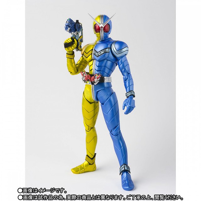 官圖＆販售資訊更新】S.H.Figuarts(真骨彫製法) 最新作《假面騎士W》 「假面騎士W 月神槍手型態」 情報公開！仮面ライダーW ルナトリガー