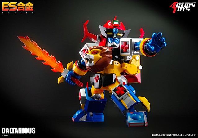 ES合金 《巨獸王》三機合體「達特紐斯」懷念登場！！未来ロボ ダルタニアス