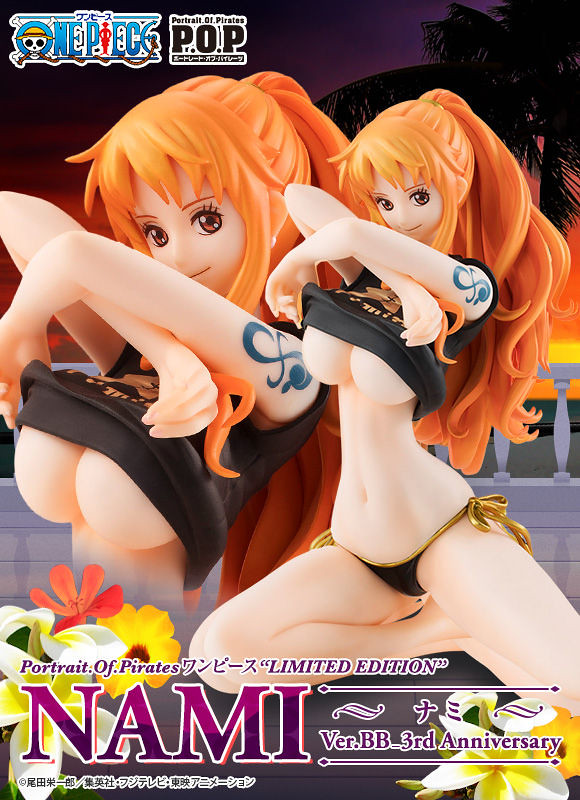 三週年紀念，豪華的黑金配色性感再臨！Portrait.Of.Pirates《ONE PIECE》“LIMITED EDITION” 娜美（ナミ） Ver.BB_3rd Anniversary