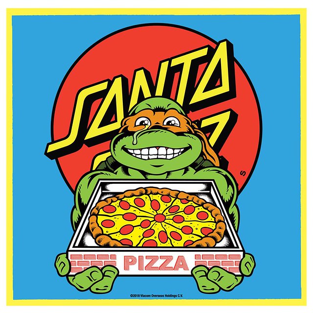 結合兩大經典的夢幻聯名～～ SANTA CRUZ × TMNT 滑板、服飾系列商品