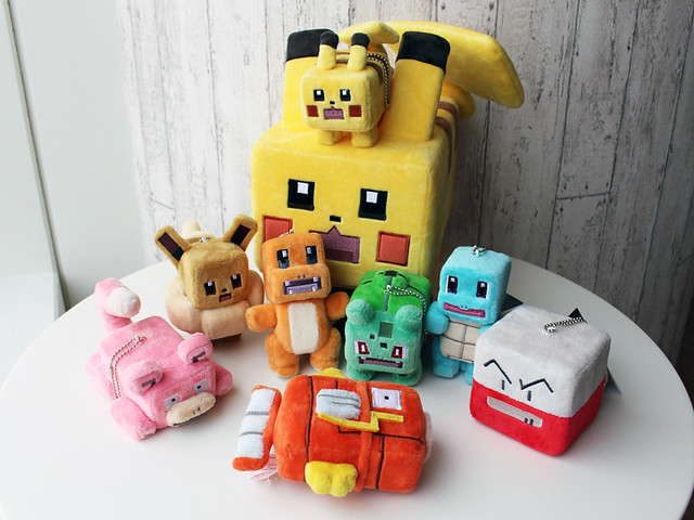精靈寶可夢新作《POKEMON QUEST》四四方方的「寶酷方（ポクセル）」週邊商品發售！