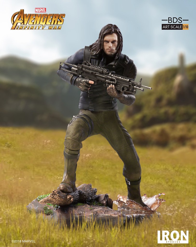 「這隻手臂多少錢？」Iron Studios Battle Diorama 系列《復仇者聯盟3：無限之戰》酷寒戰士 Winter Soldier 1/10 比例決鬥場景雕像作品