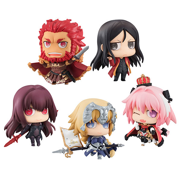 大人氣 FGO 角色也參戰！Petit Chara! 蚊香眼《Fate/Grand Order》第一彈、第二彈盒玩（ぷちきゃら! シリーズ ちみメガ Fate/Grand Order）