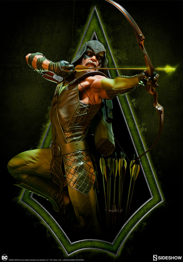 百步穿楊的現代羅賓漢！！ Sideshow Collectibles Premium Format Figure 系列 DC Comics【綠箭俠】Green Arrow 1/4 比例全身雕像作品