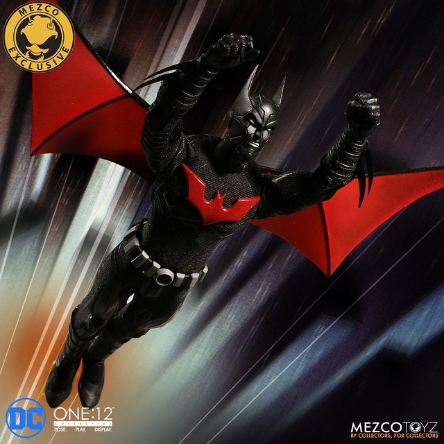 新的蝙蝠俠傳奇展開！！ MEZCO ONE:12 COLLECTIVE 系列 DC Comics【未來蝙蝠俠】Batman Beyond Summer Exclusive 2018