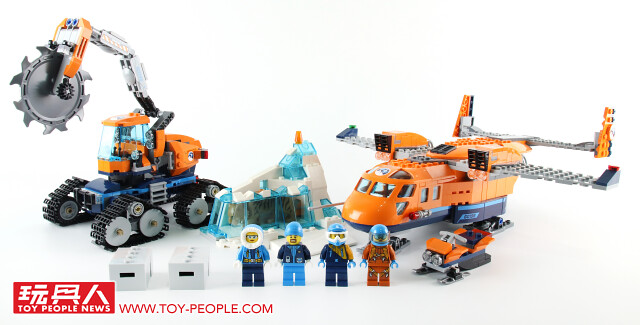 一起挖掘埋藏在冰層中的古老動物吧！！ LEGO 60196 【極地補給飛機】開箱報告 城市系列 Arctic Supply Plane 