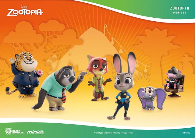 真的可愛死了～♥♥ 野獸國 Mini Egg Attack 系列《動物方城市》Zootopia MEA-006