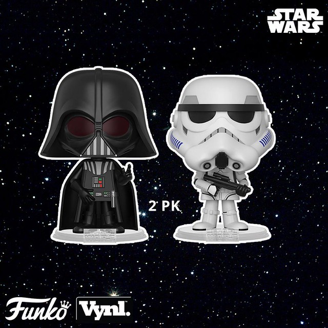 經典組合永遠不嫌多，各種風格都要收藏啊～ Funko Vynl. 系列 星際大戰【達斯·維德＆帝國風暴兵】Star Wars - Darth Vader & Stormtrooper