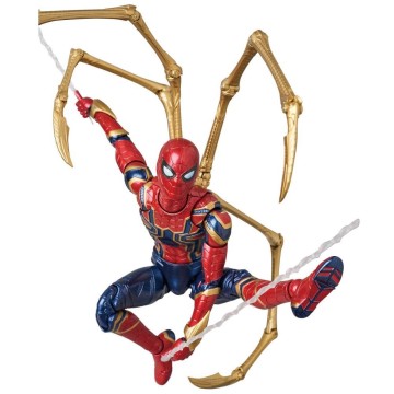 「新增彼得·帕克頭雕！」是要逼我們收幾隻蜘蛛人啦～～！ MAFEX《復仇者聯盟3：無限之戰》鋼鐵蜘蛛 Iron Spider