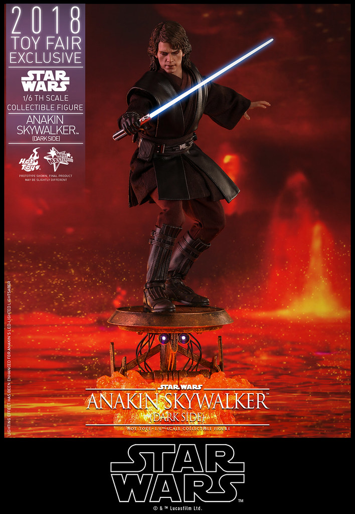 超逼真的魔化頭雕！！ Hot Toys – MMS486 –《星際大戰三部曲：西斯大帝的復仇》安納金·天行者 (黑暗面) Anakin Skywalker (Dark Side)  1/6 比例人偶作品【香港動漫節限定】